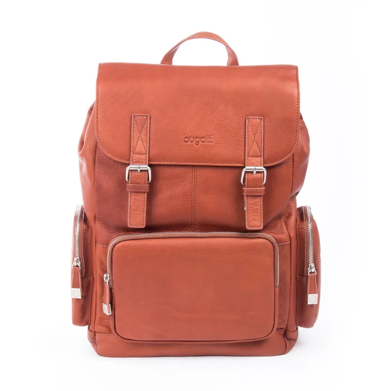 Bugatti Sartoria Collection-Backpack-Cognac