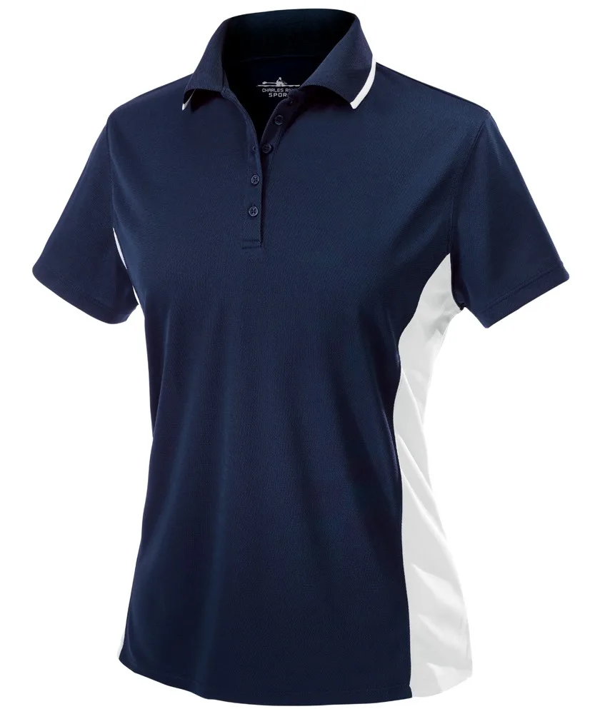 Women's Color Blocked Wicking Polo Shirt view 5