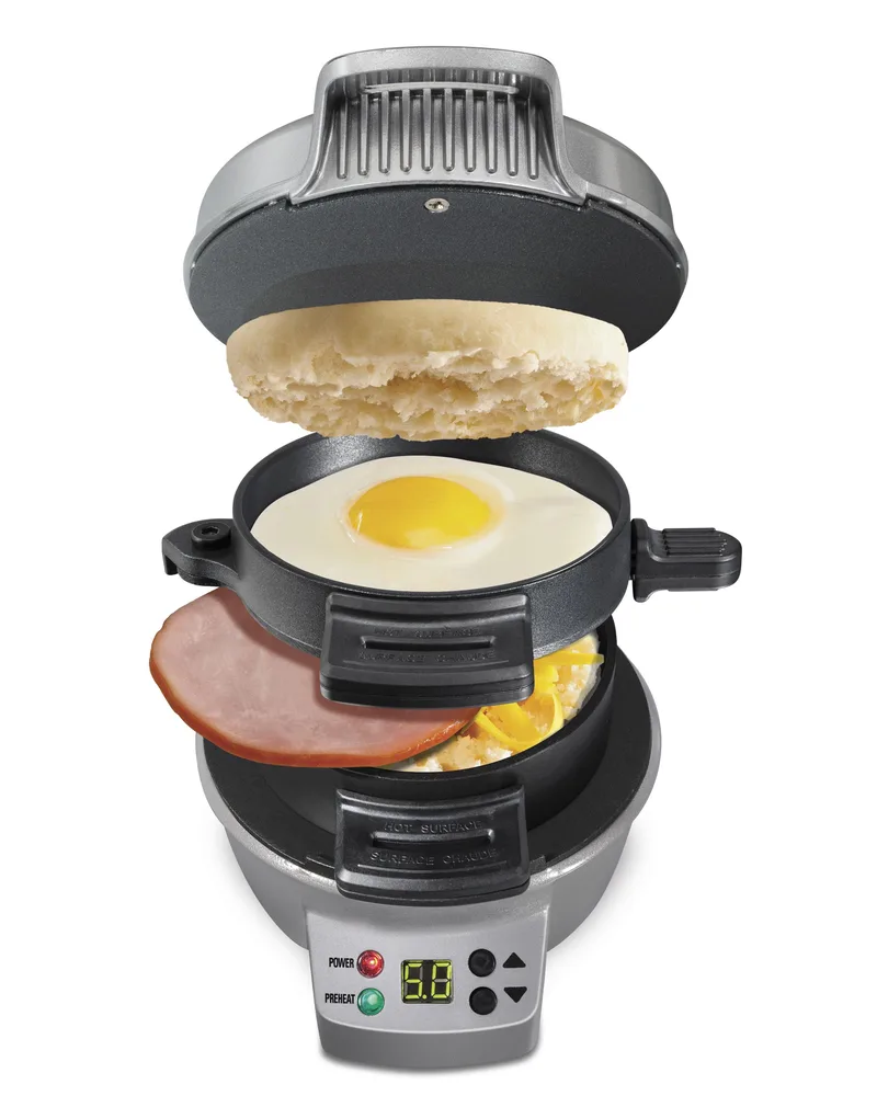Hamilton Beach® Breakfast Sandwich Maker w/Timer