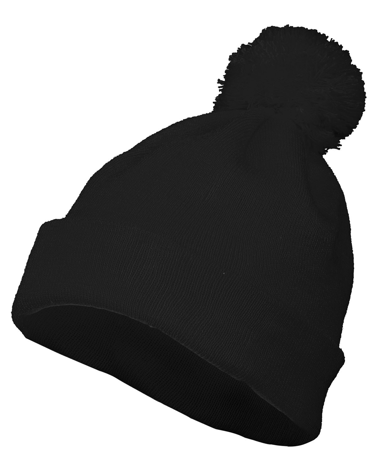 Augusta Two Layer Acrylic Knit Pom Beanie