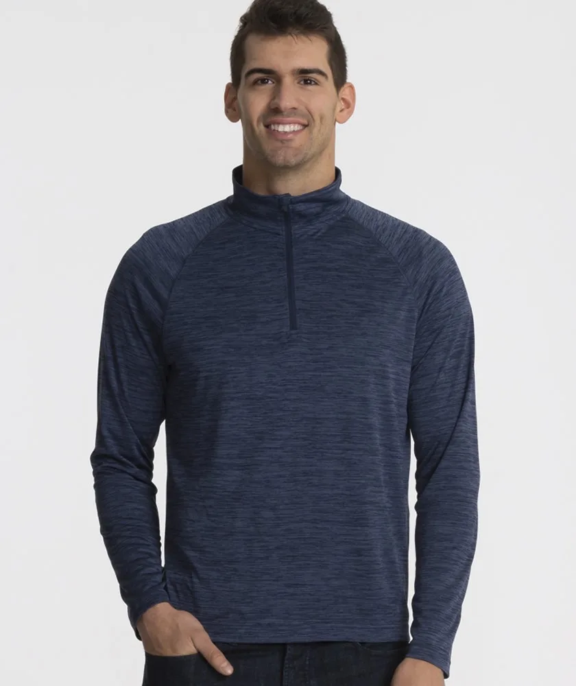 Men's Space Dye Performance Pullover view 2