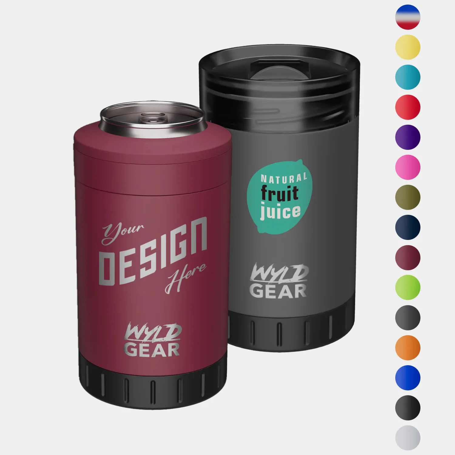 12 oz Wyld Gear® Stainless Steel Vacuum Insulated Multi Can Cooler