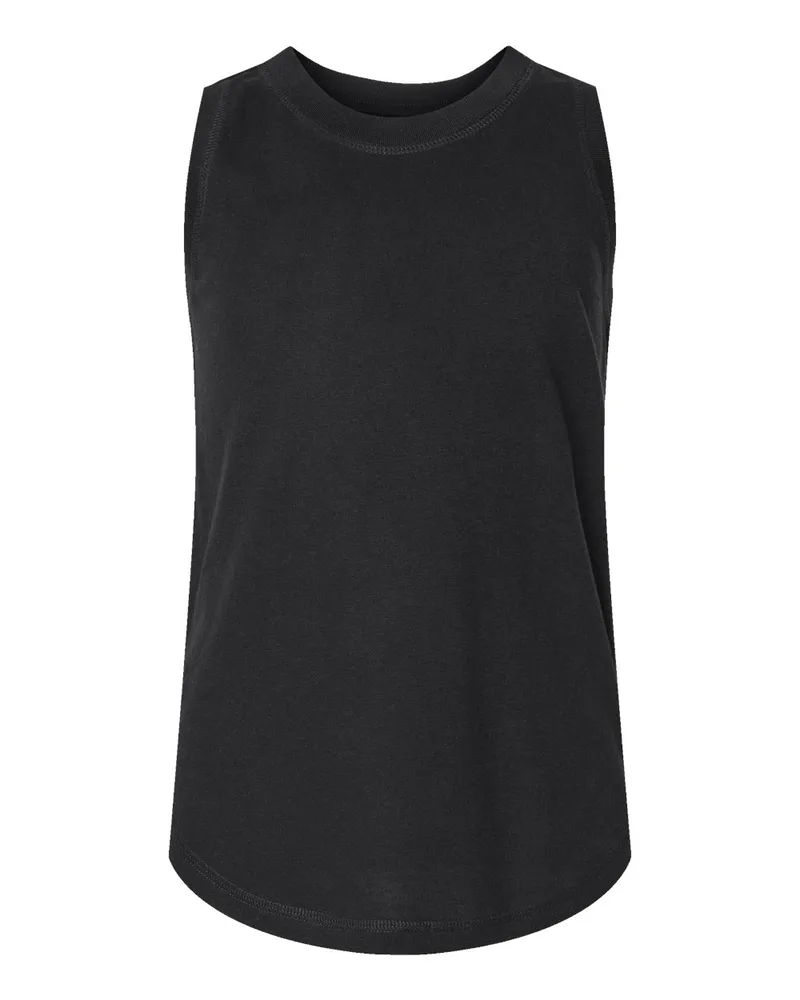 LAT Girls' Relaxed Fine Jersey Tank Top view 3