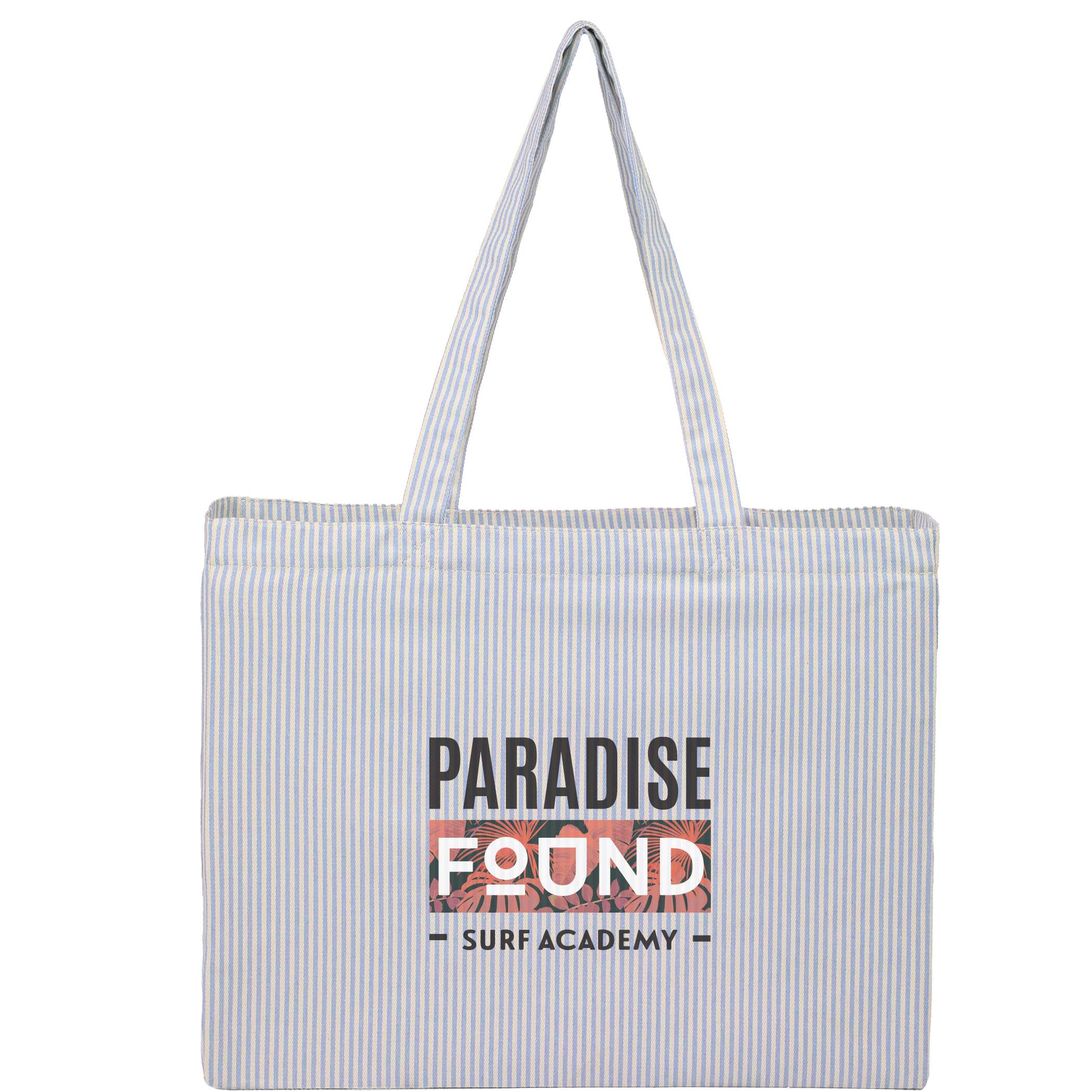 Striped Pacific Recycled Cotton Shopper Tote