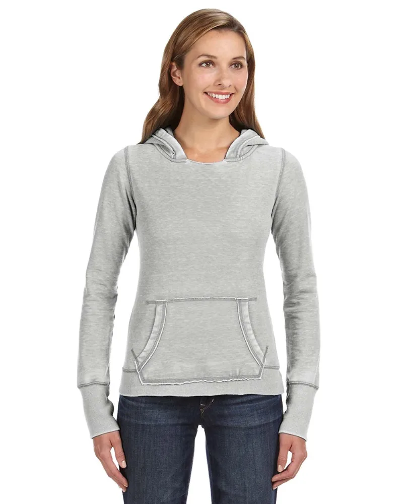J AMERICA Ladies' Zen Pullover Fleece Hooded Sweatshirt