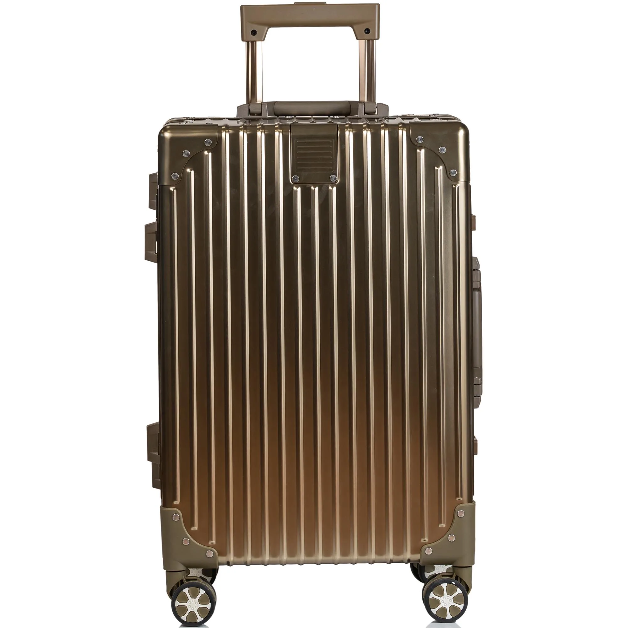 Champs Luggage Elite Collection Aluminum Carry-On Size 21" - Gold