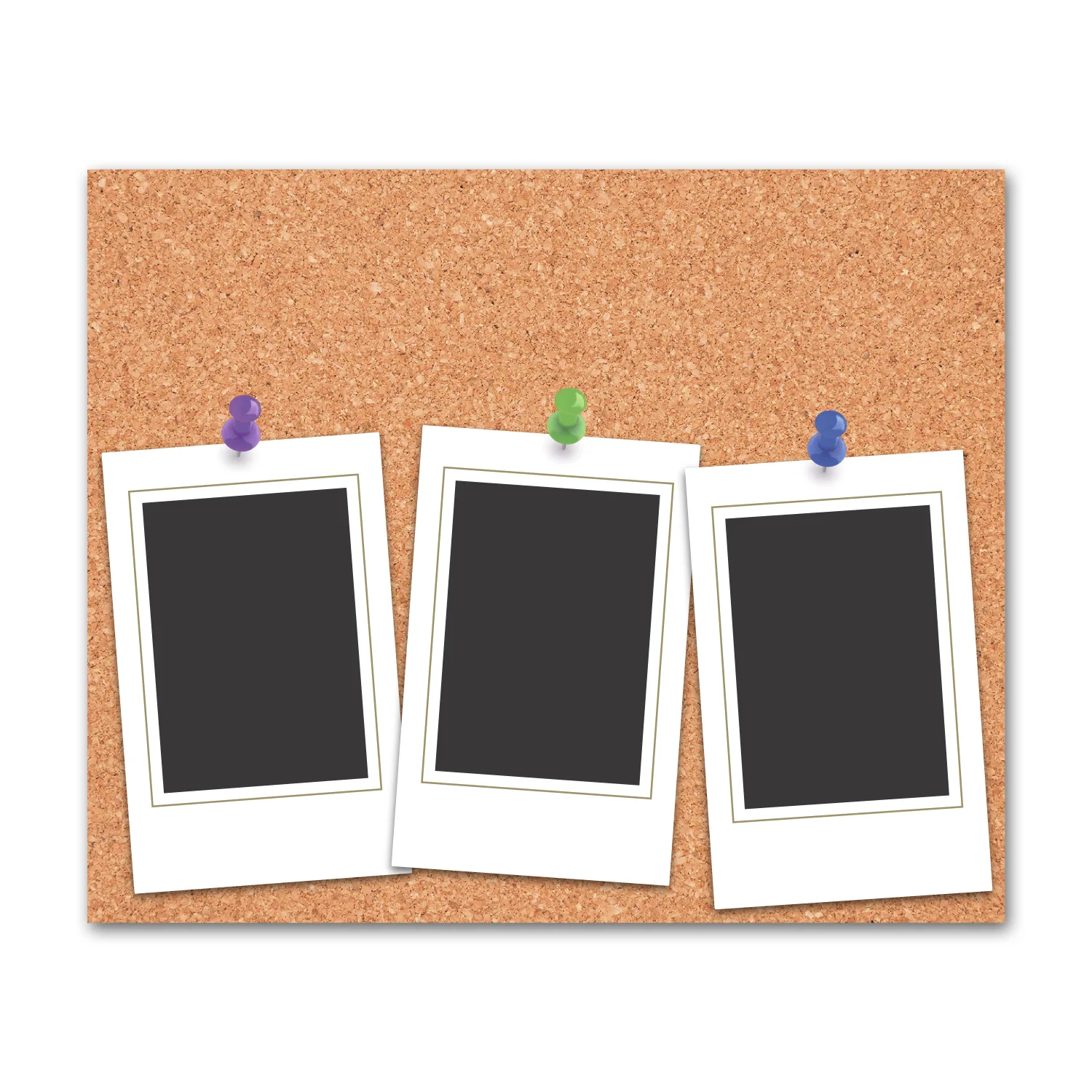 Picture Frame Magnet with 3 Punch Outs view 2