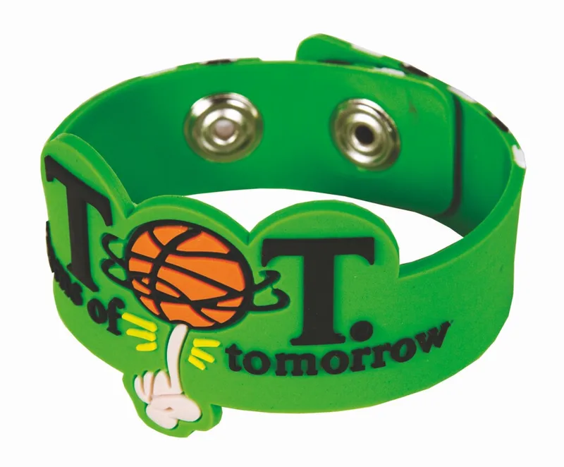 3D Soft PVC Clip Bracelet (Adult)