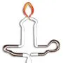 Candle With Tray Multi-Color Inkbend Standard, Bent Pen