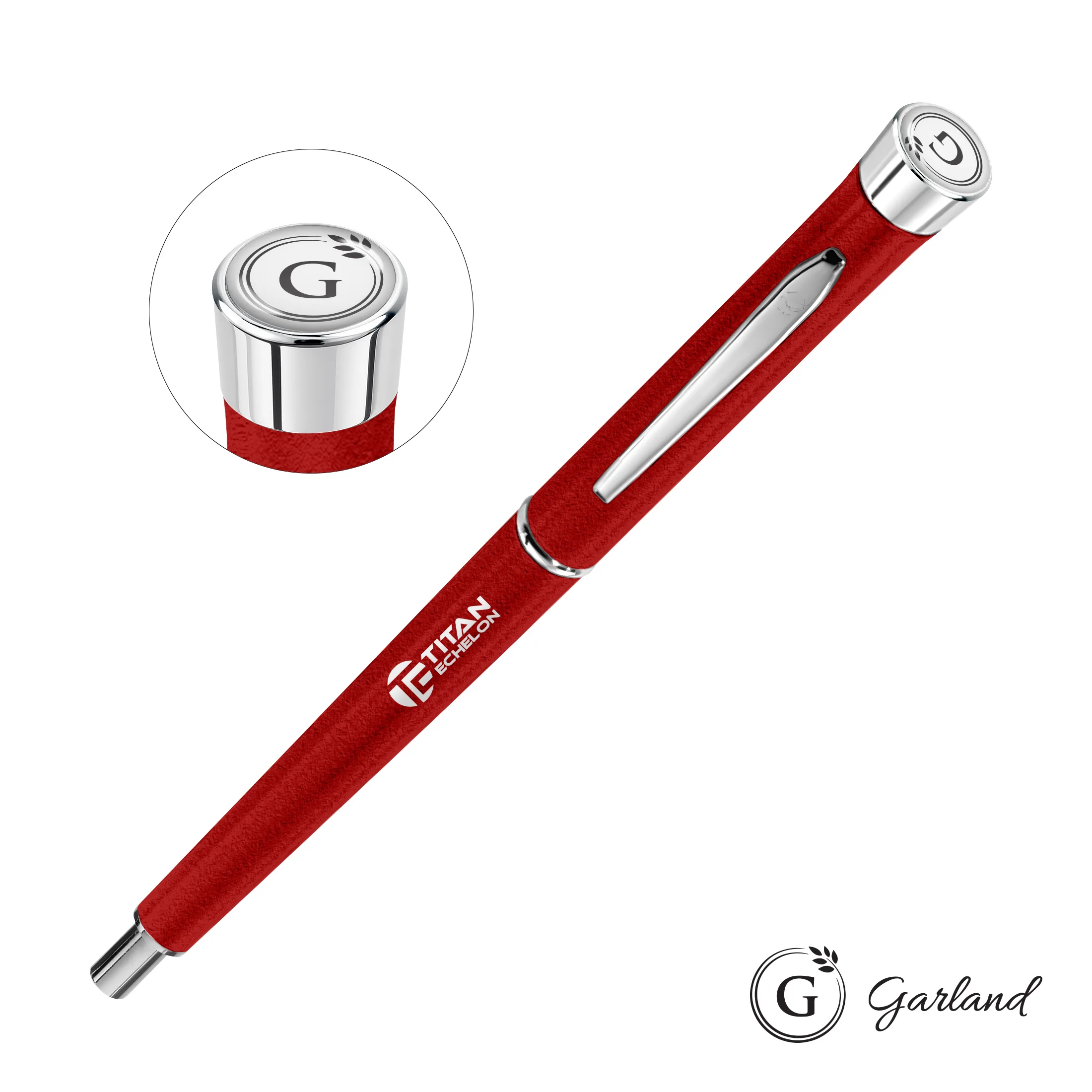 Standard, Mechanical Pencil, Chrome, Red / Chrome