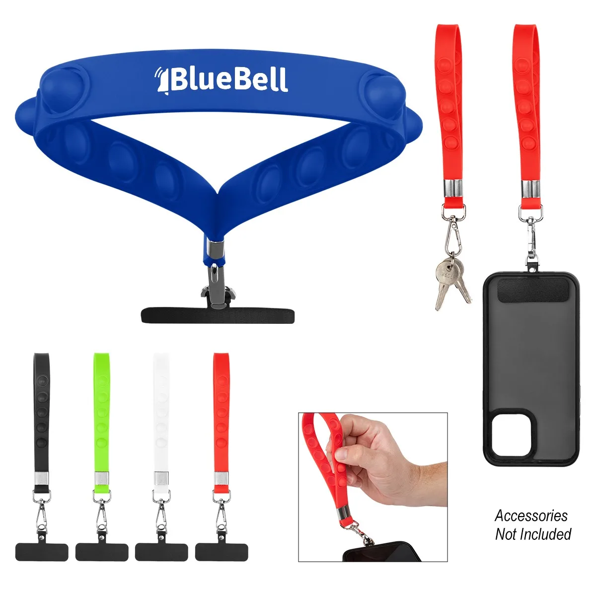 Push Pop Phone Tether Wristlet view 2