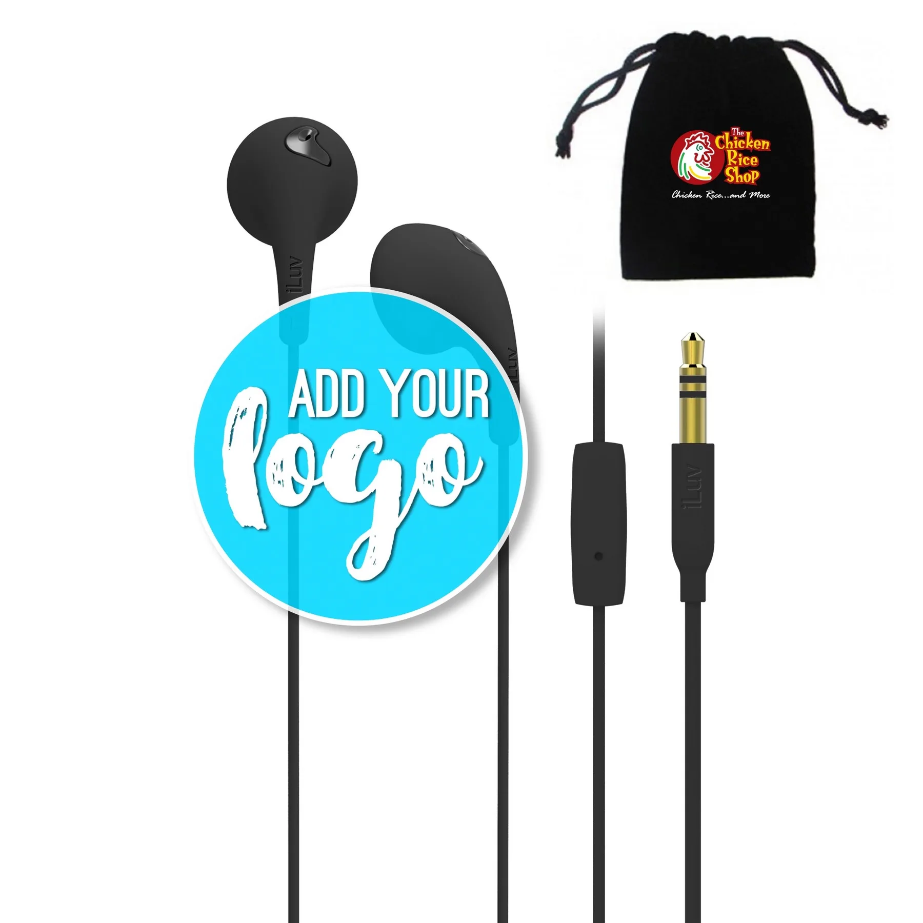 Bubble Gum Talk Earphone w/ Mic Control