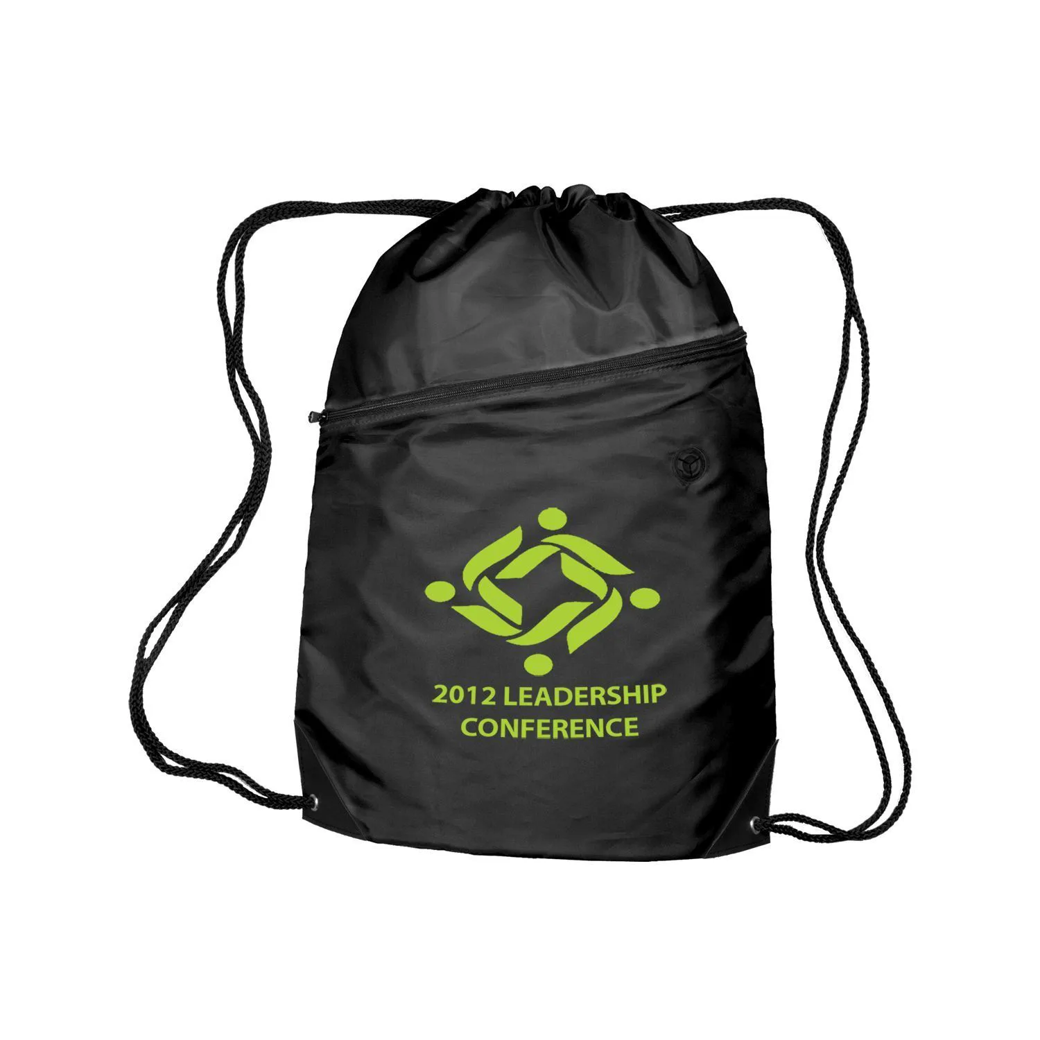 Zippered Sling Bag W/Grommet view 3