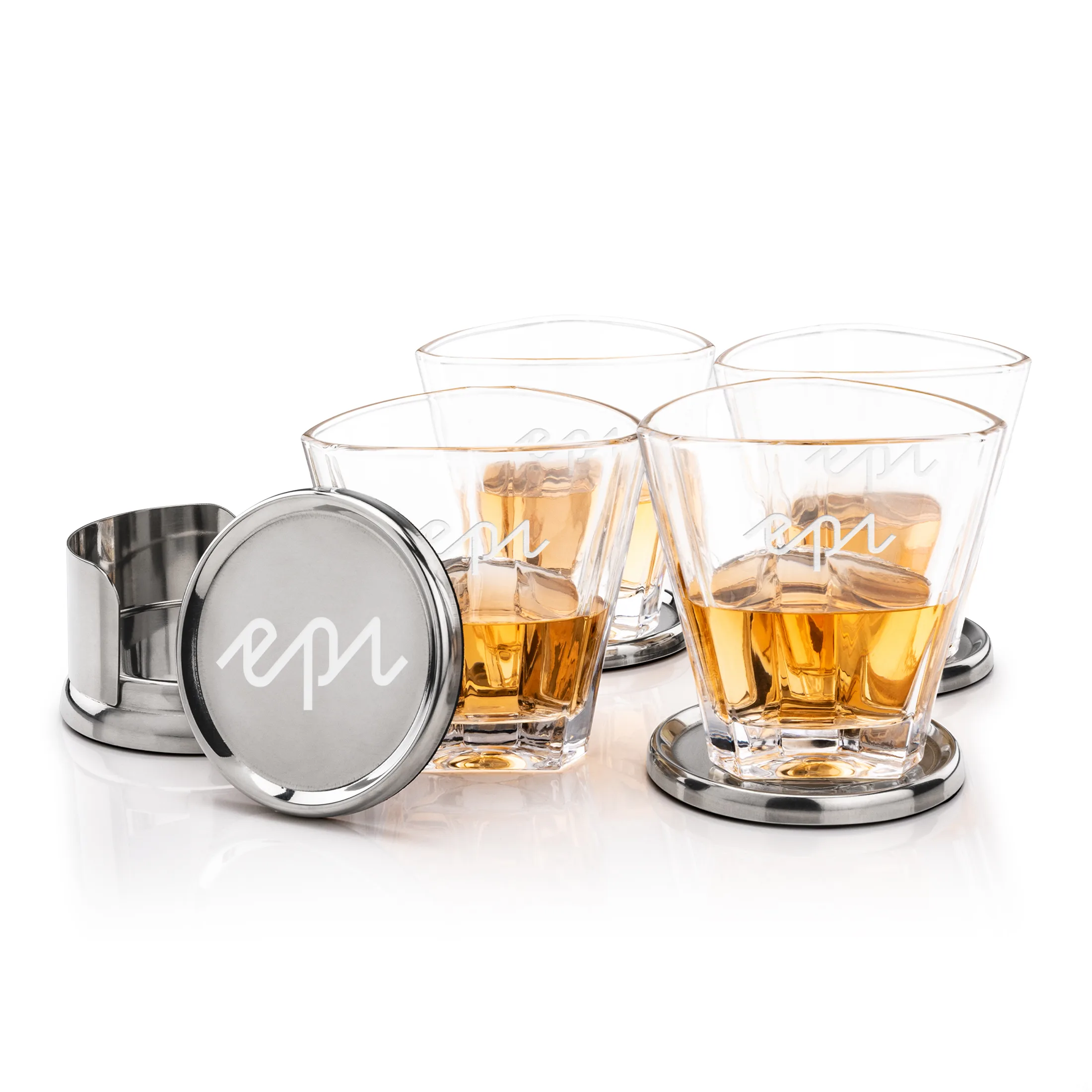 Baldoni Coaster Set, Laser Engraving