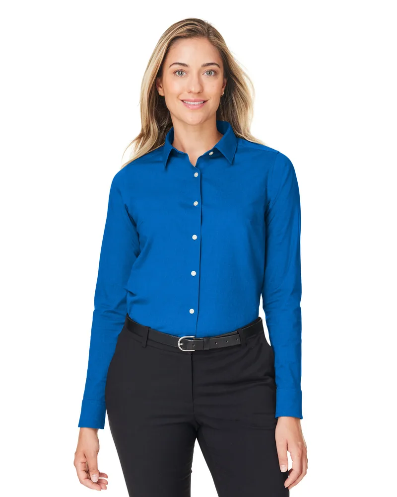 Devon and Jones® Women's CrownLux Performance® Spencer Poplin Dress Shirt