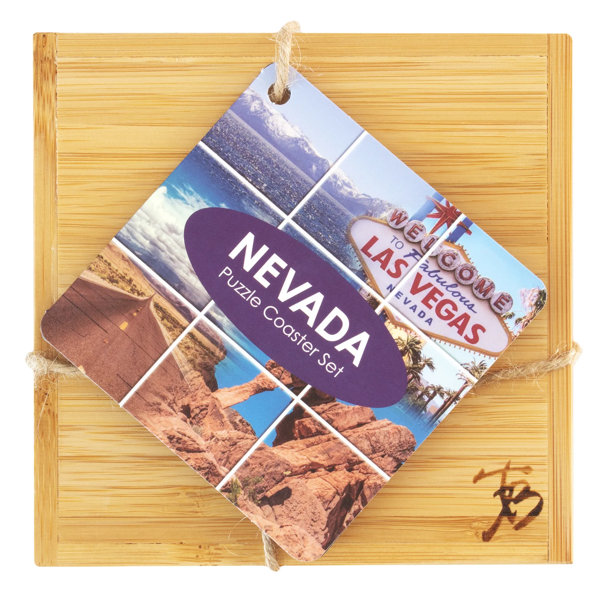 Nevada Puzzle Coaster Set view 4
