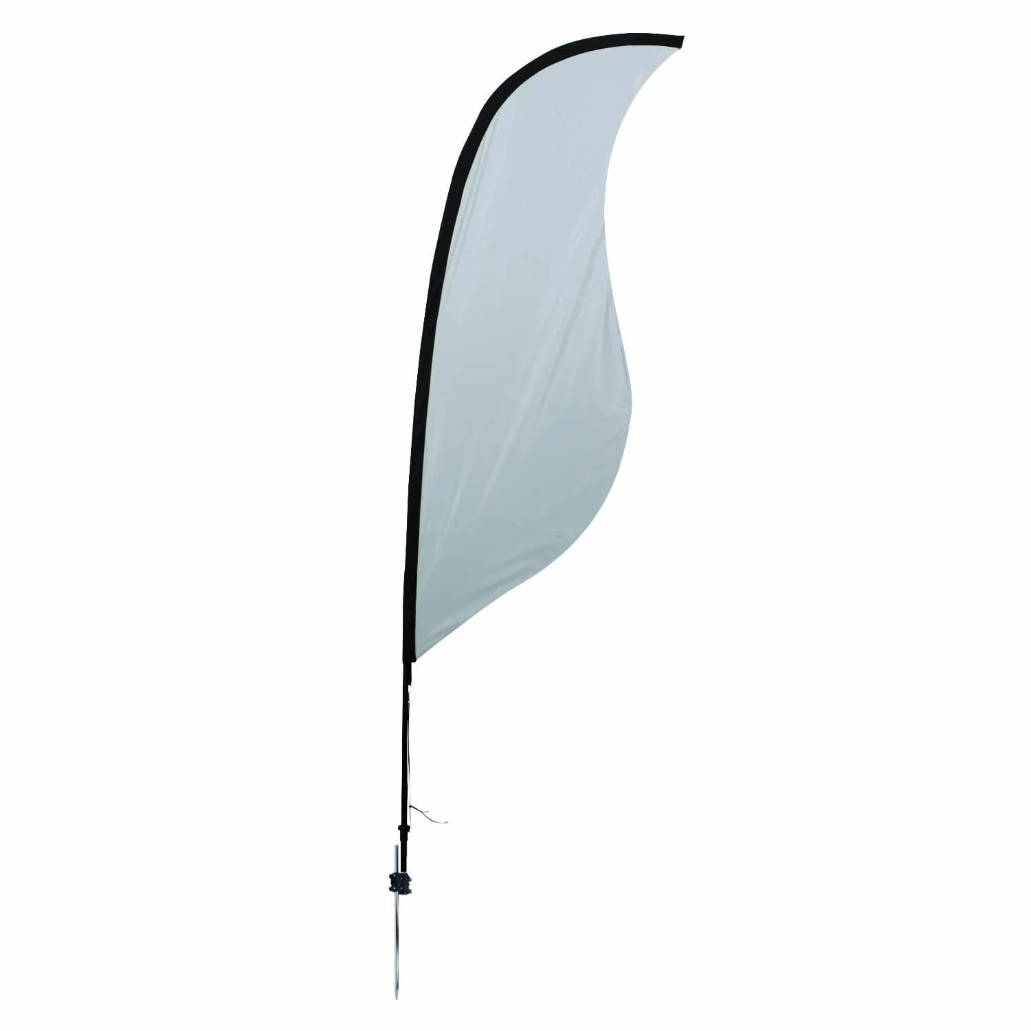 9' Premium Sabre Sail Sign Flag, 1-Sided, Ground Spike view 2