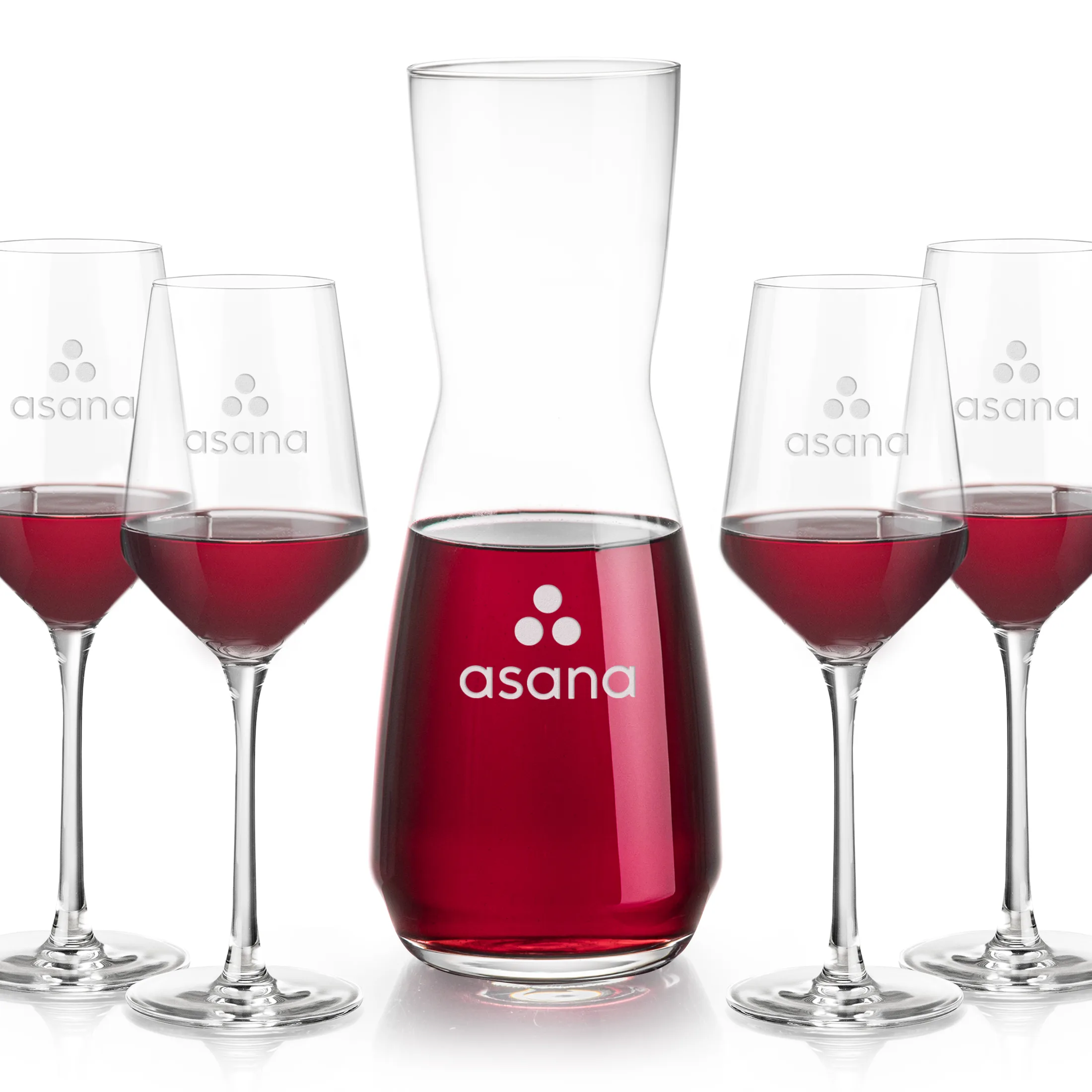 Carafe Stemmed Set, Tucson Set, Carafe & 4 Wine