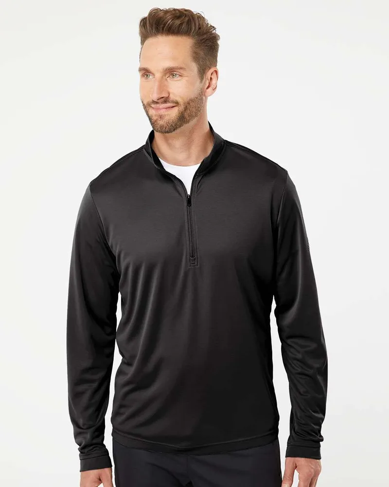 Adidas® Lightweight Quarter-Zip Pullover Shirt