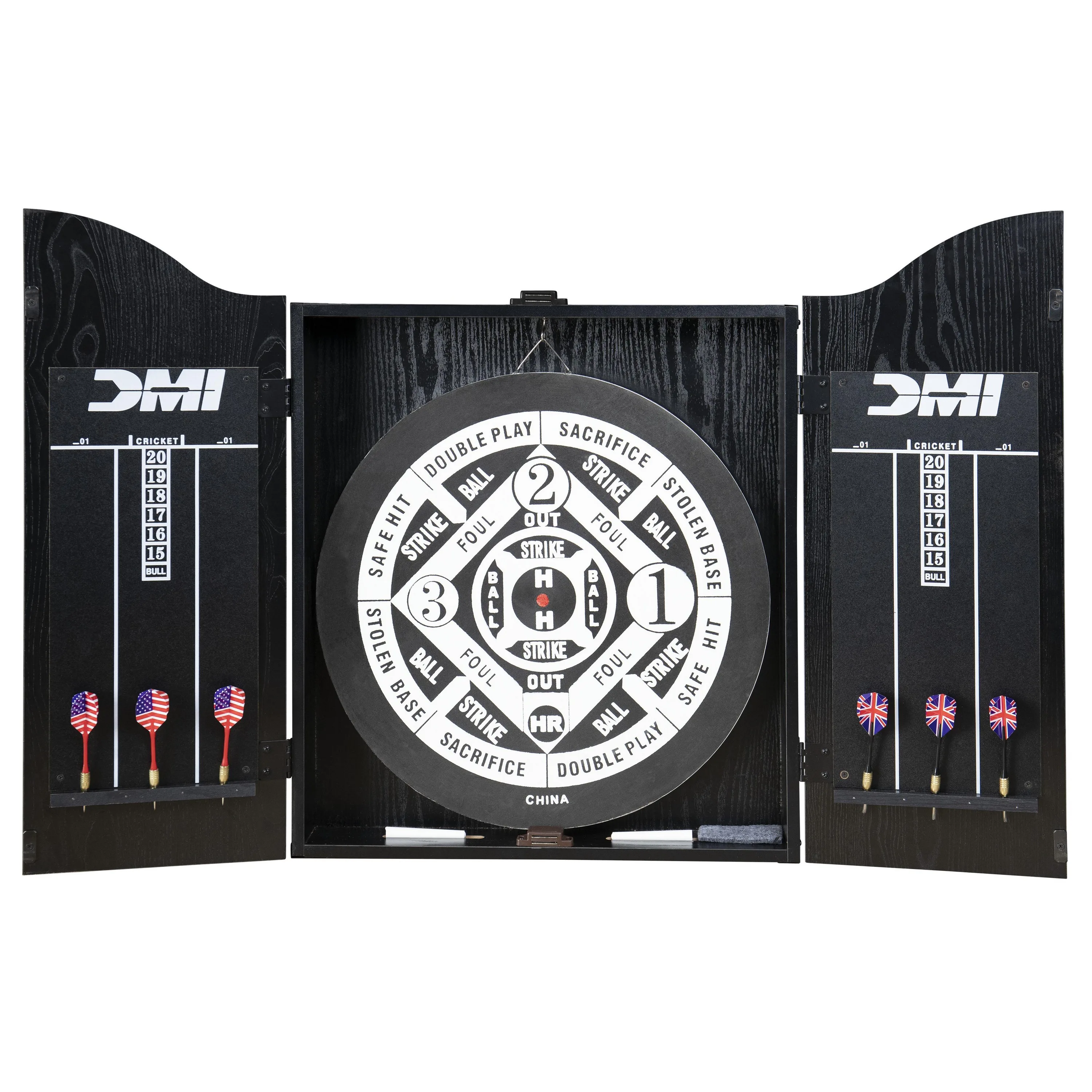 Escalade Sports Dmi Sports - Black Recreational Dartboard Cabinet