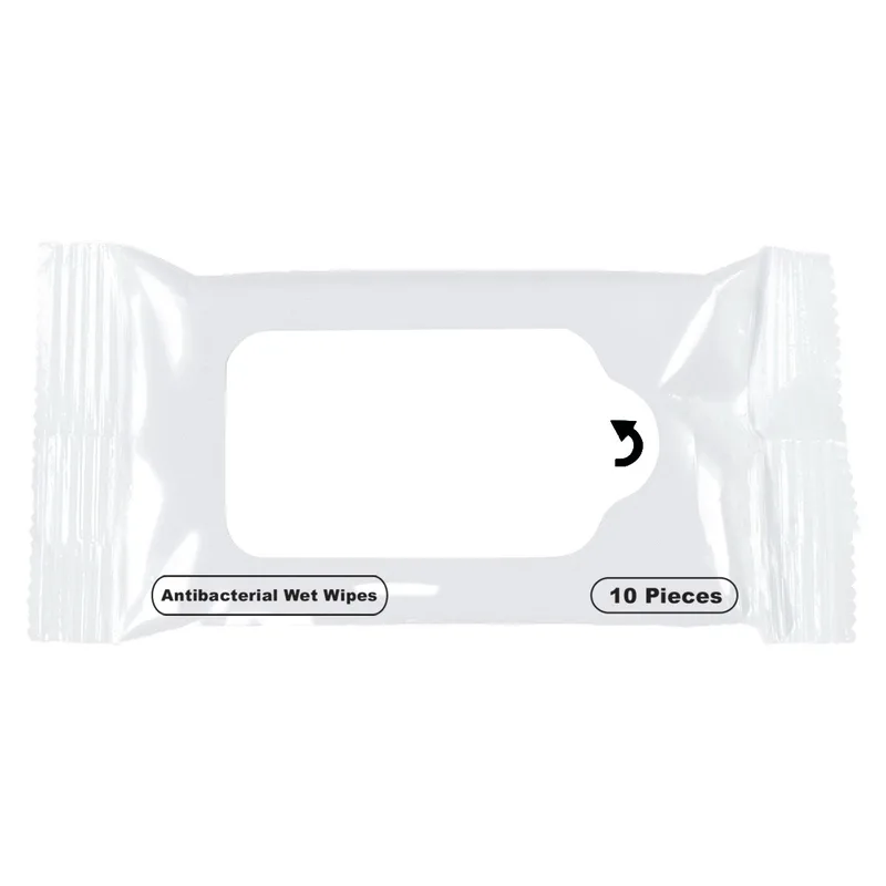 Antibacterial Wet Wipe Packet view 3