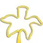 Flower Daffodil Inkbend Standard, Bent Pen