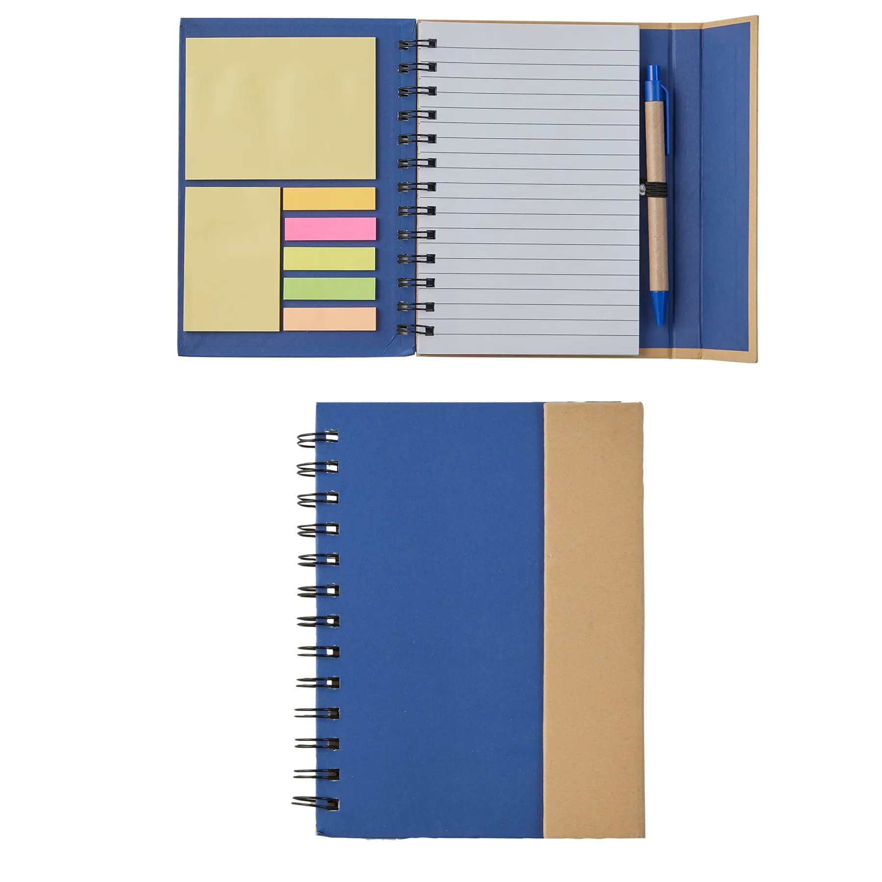 Eco Magnetic Notebook W/ Sticky Notes & Pen view 2