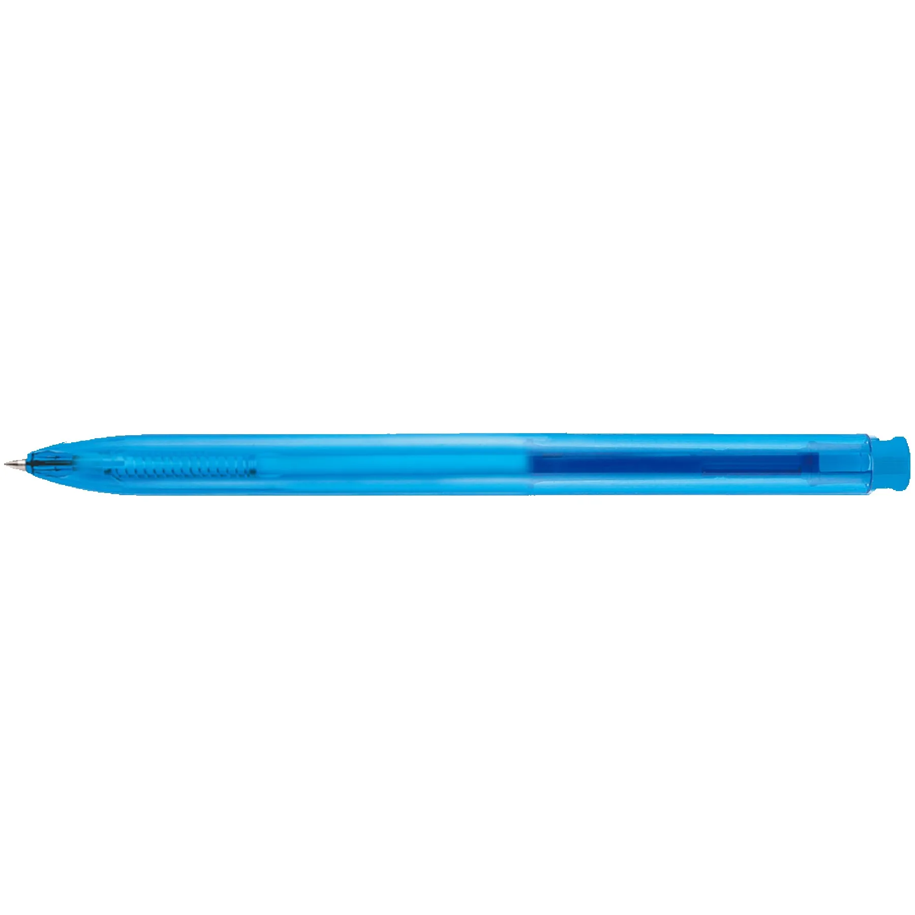Translucent Blue Blank Back View