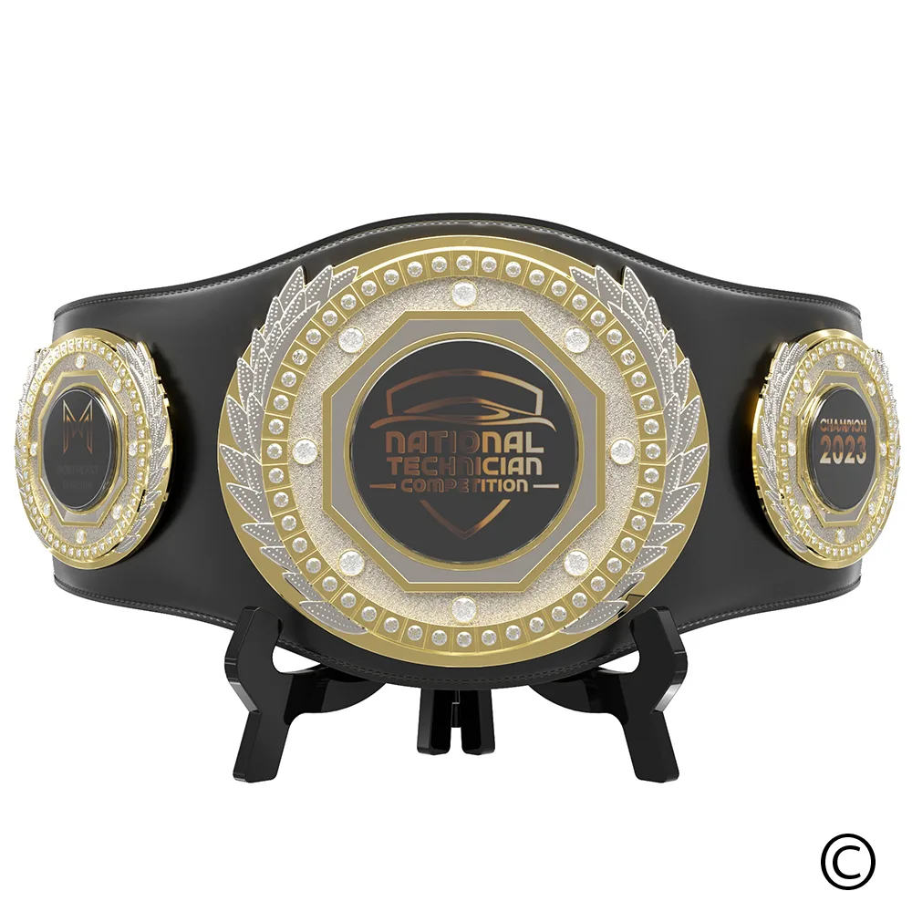 Bright Gold/Silver Logo- Optional Easel Shown