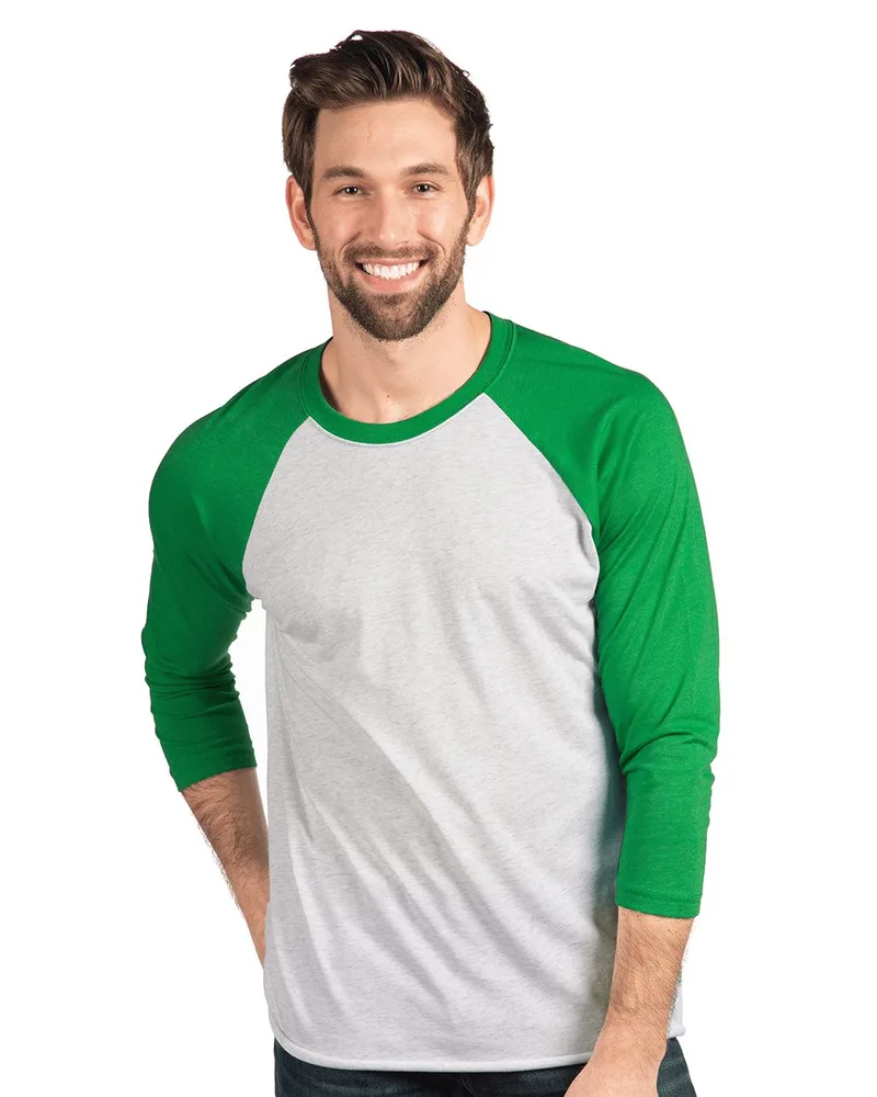 Next Level Apparel® Unisex Triblend Three-Quarter Raglan T-Shirt view 2