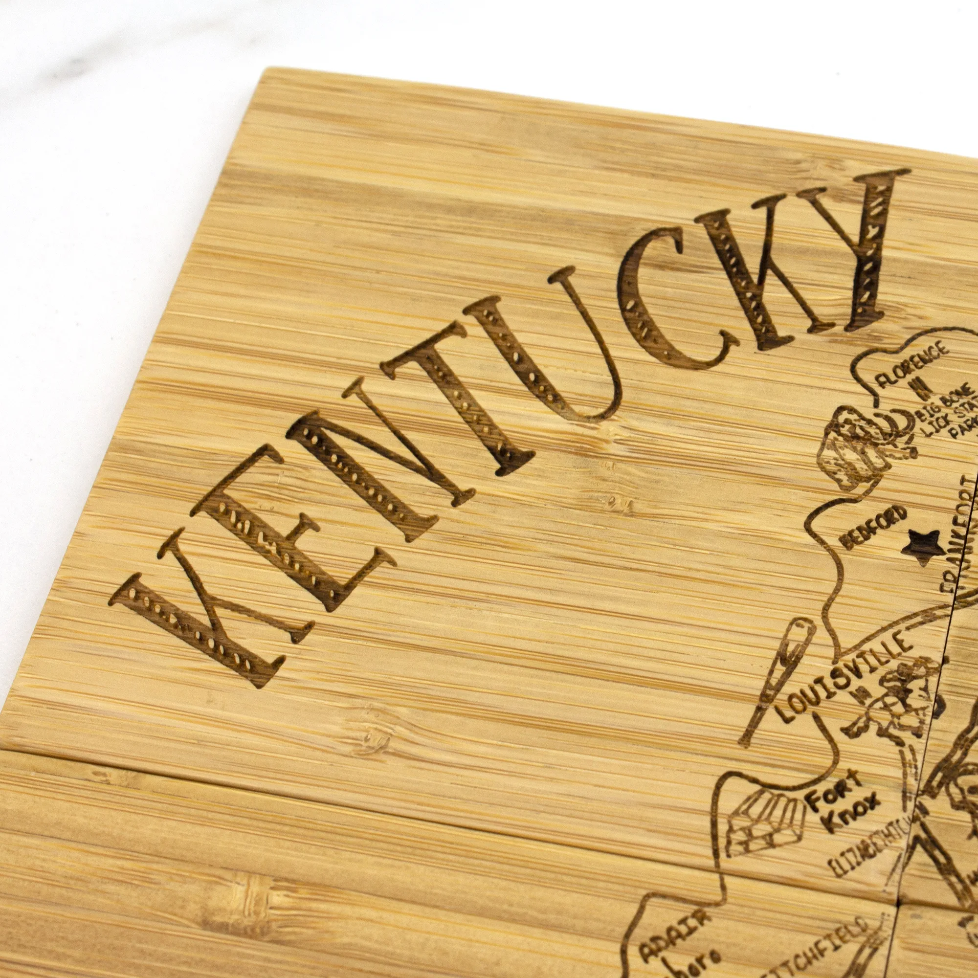 Kentucky Puzzle Coaster Set view 5