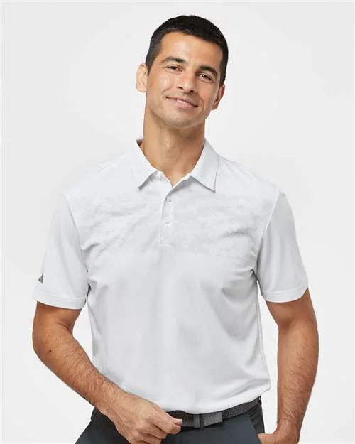 Adidas® Camo Chest Print Polo view 4