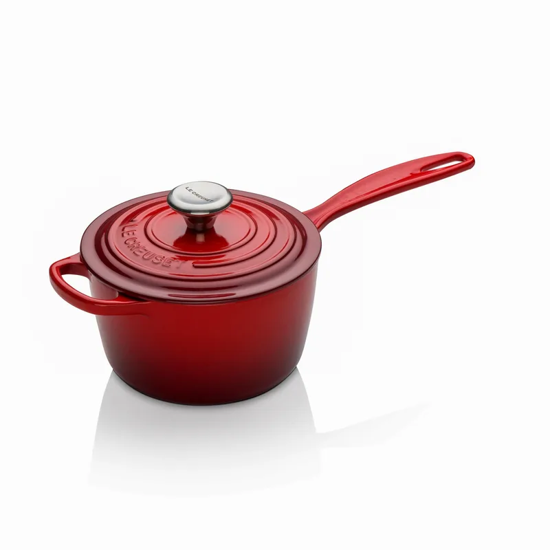Le Creuset 1.75Qt Signature Cast Iron Saucepan Cerise