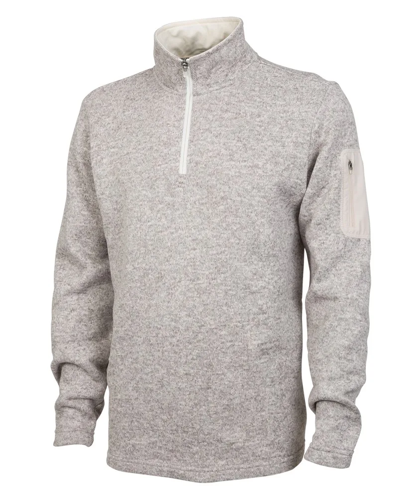 Men's Heathered Fleece Pullover view 2