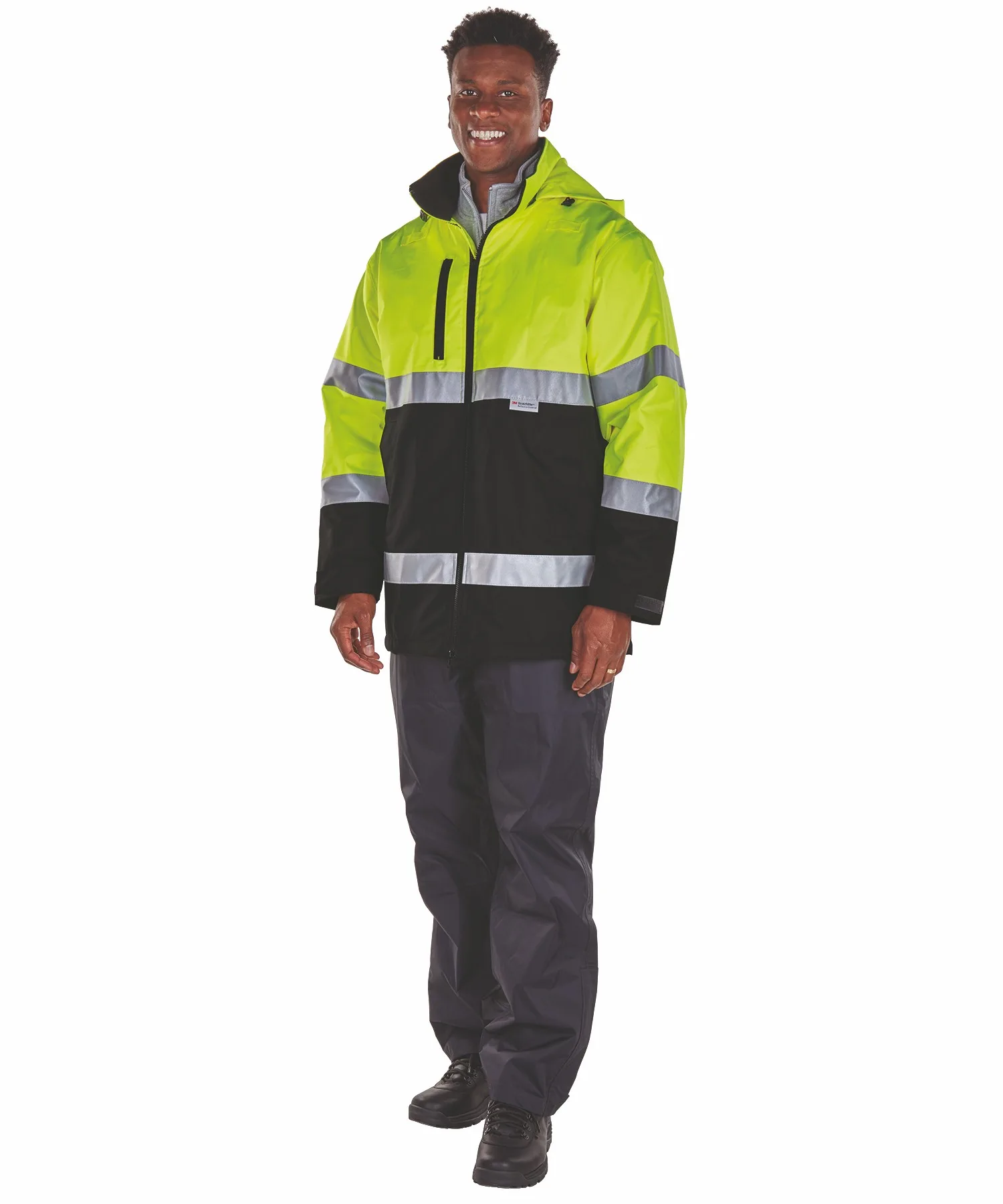 Lime Green/Black Blank Front