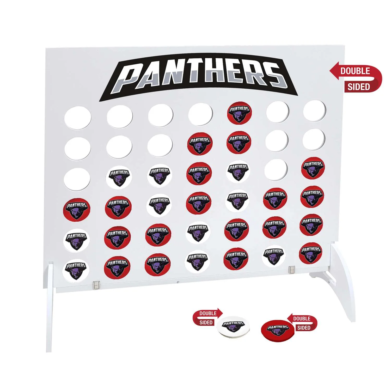 Giant 4-In-A-Row, 42 Discs (Double-Sided)