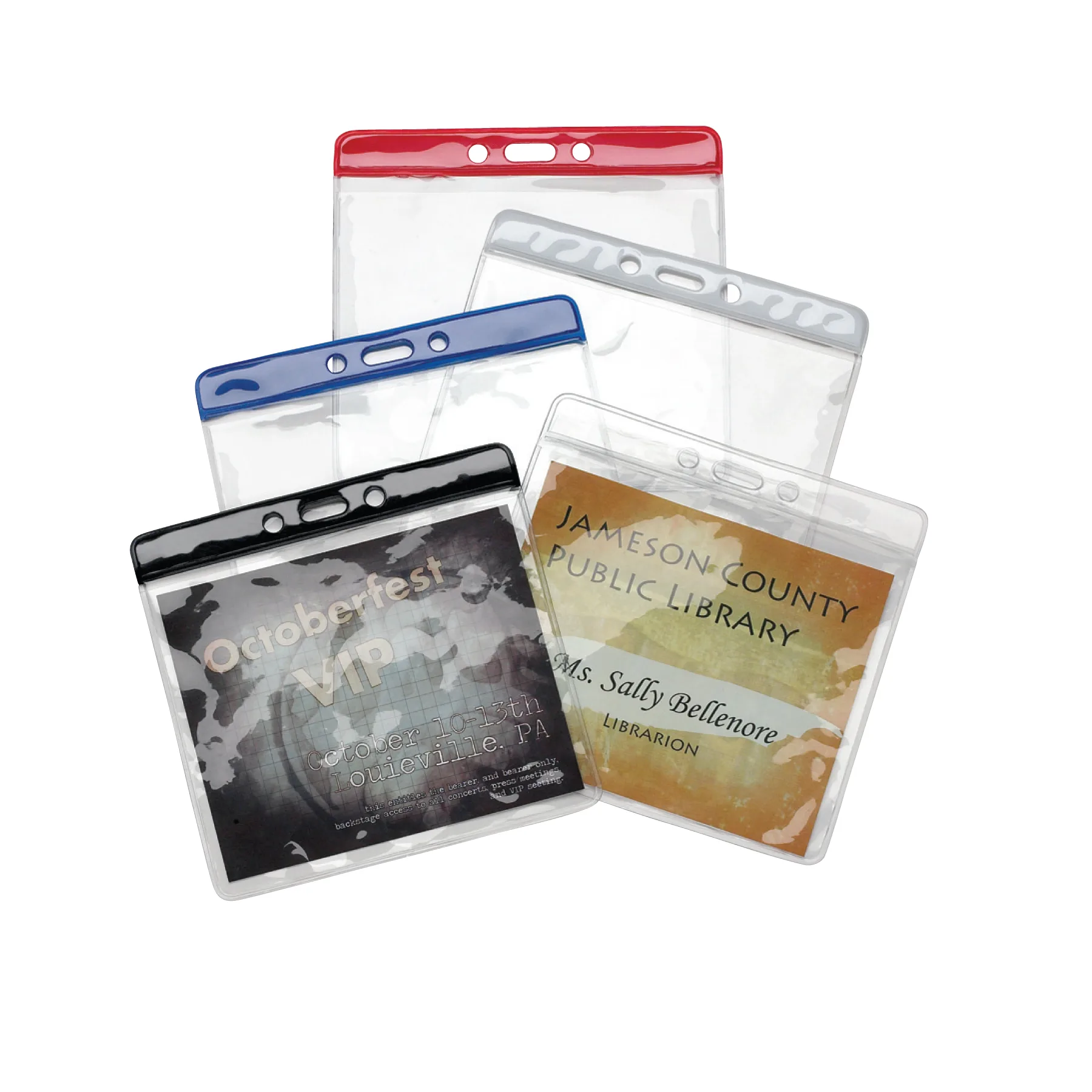 Large Color Top Horizontal Card Holder