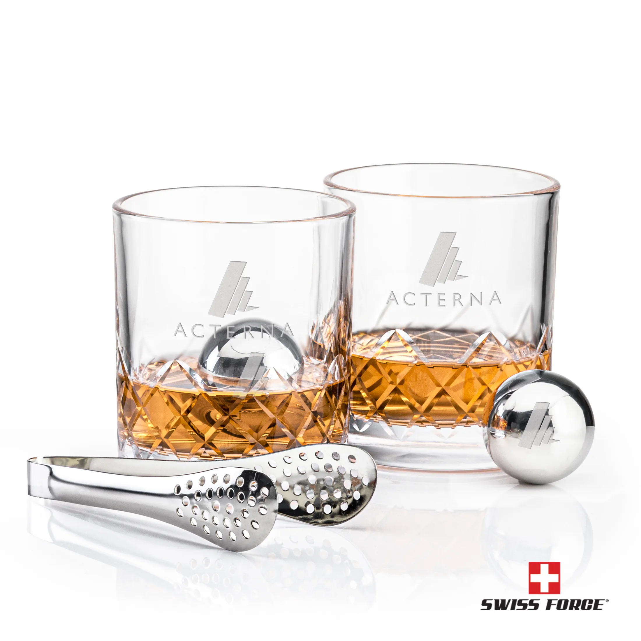 Whiskey Ball Set, Laser Engraving