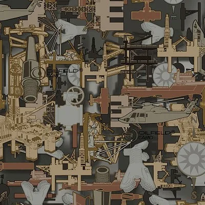 PKR Two-Tone Trademarked Camo Kolder Kaddy Coolie view 2