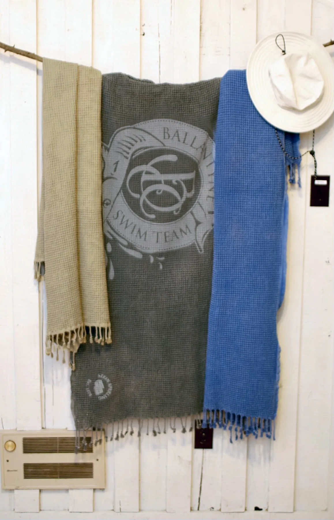 Teema Waffle Weave Beach Towel