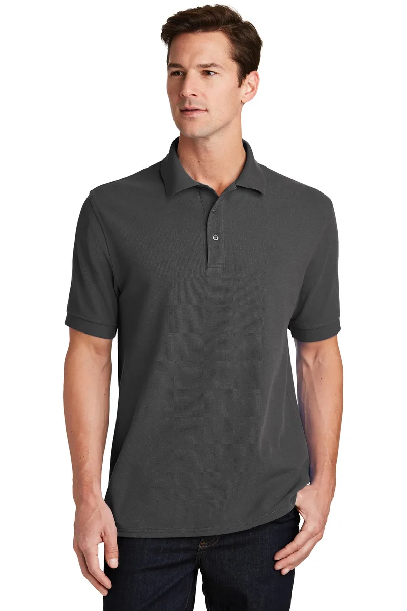 Port & Co™ Combed Ring Spun Pique Polo.