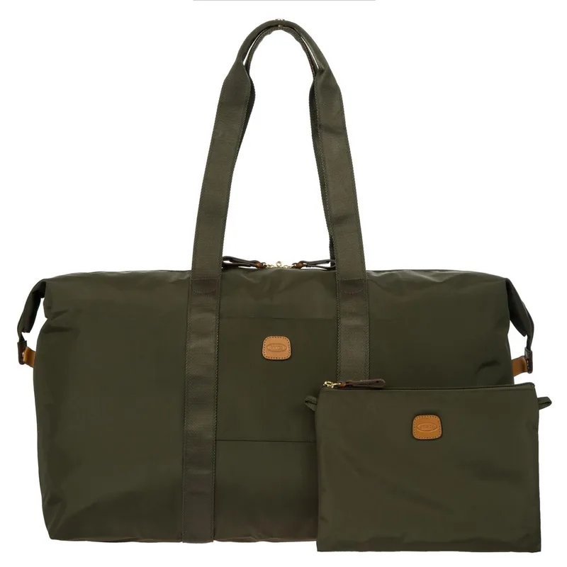 Bric's X-Bag 22" Folding Duffle Bag - Olive Green