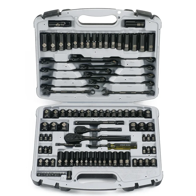 Stanley 99Pc Black Chrome Socket Set