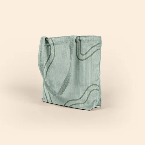 Frosted Mint Green/Olive Green Blank Side