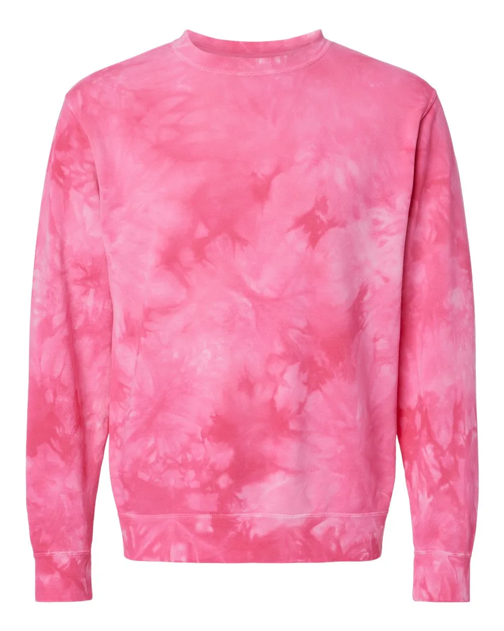 Independent Trading Co.® Unisex Midweight Tie-Dyed Crewneck Sweatshirt view 6
