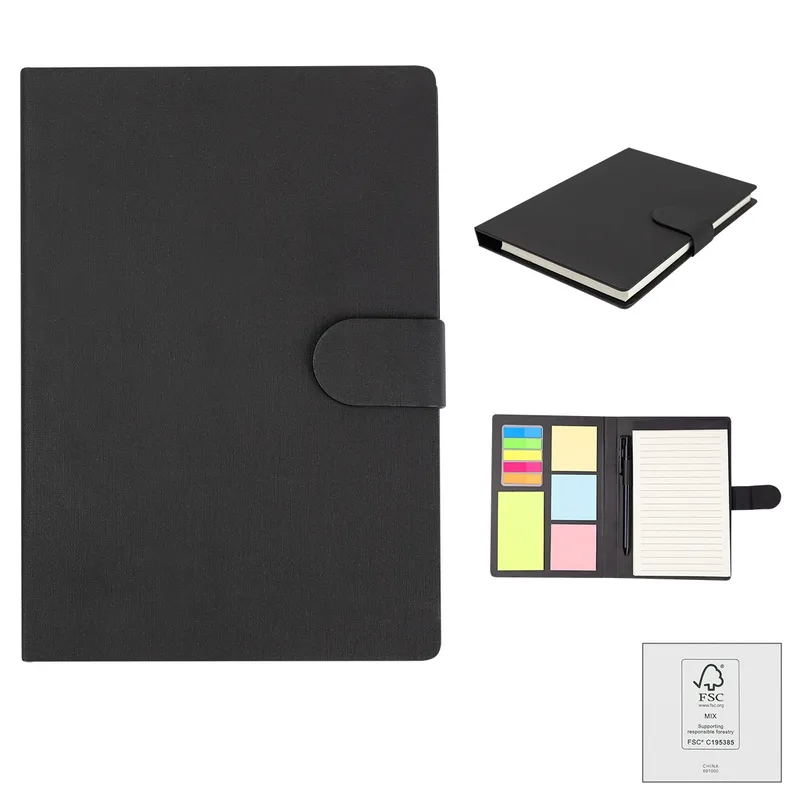 Taylor Padfolio With Sticky Notes & Flags view 3