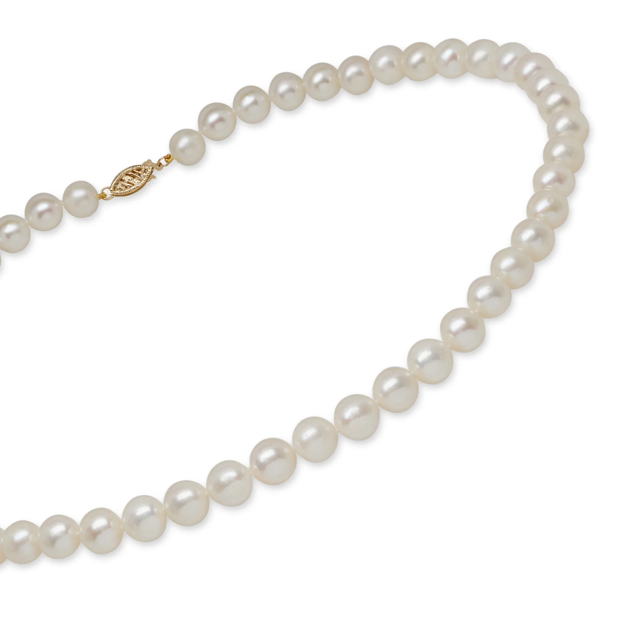 Jilco Inc Pearl Necklace - Yellow Gold