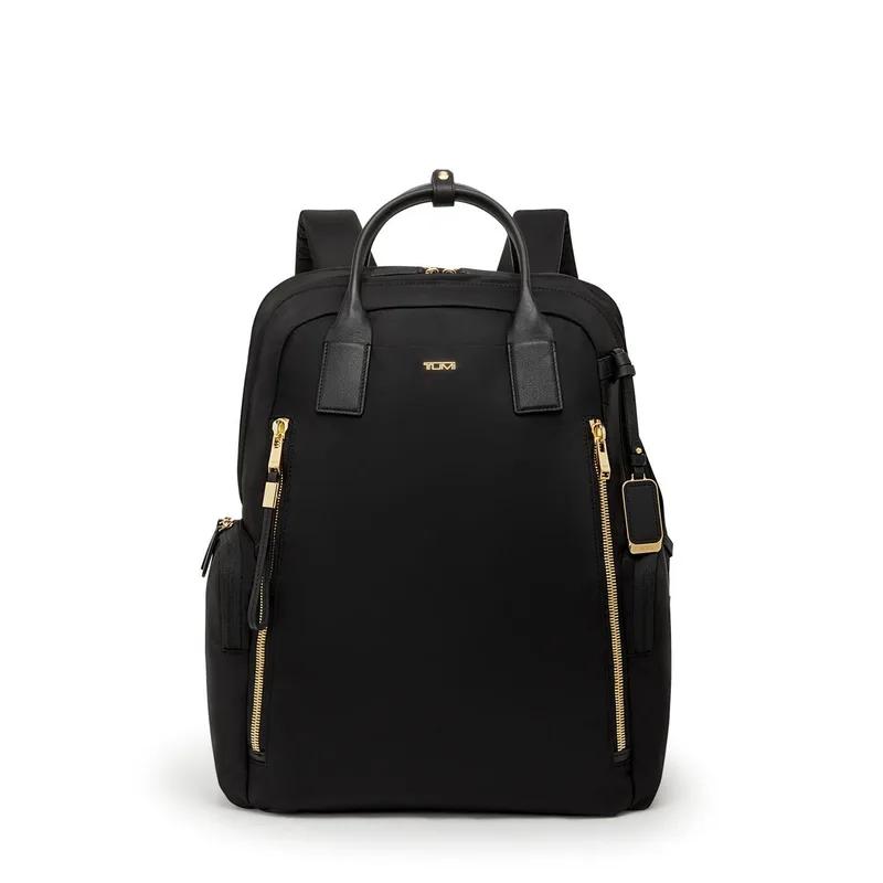 Tumi Voyageur Atlanta Backpack- Black/Gold
