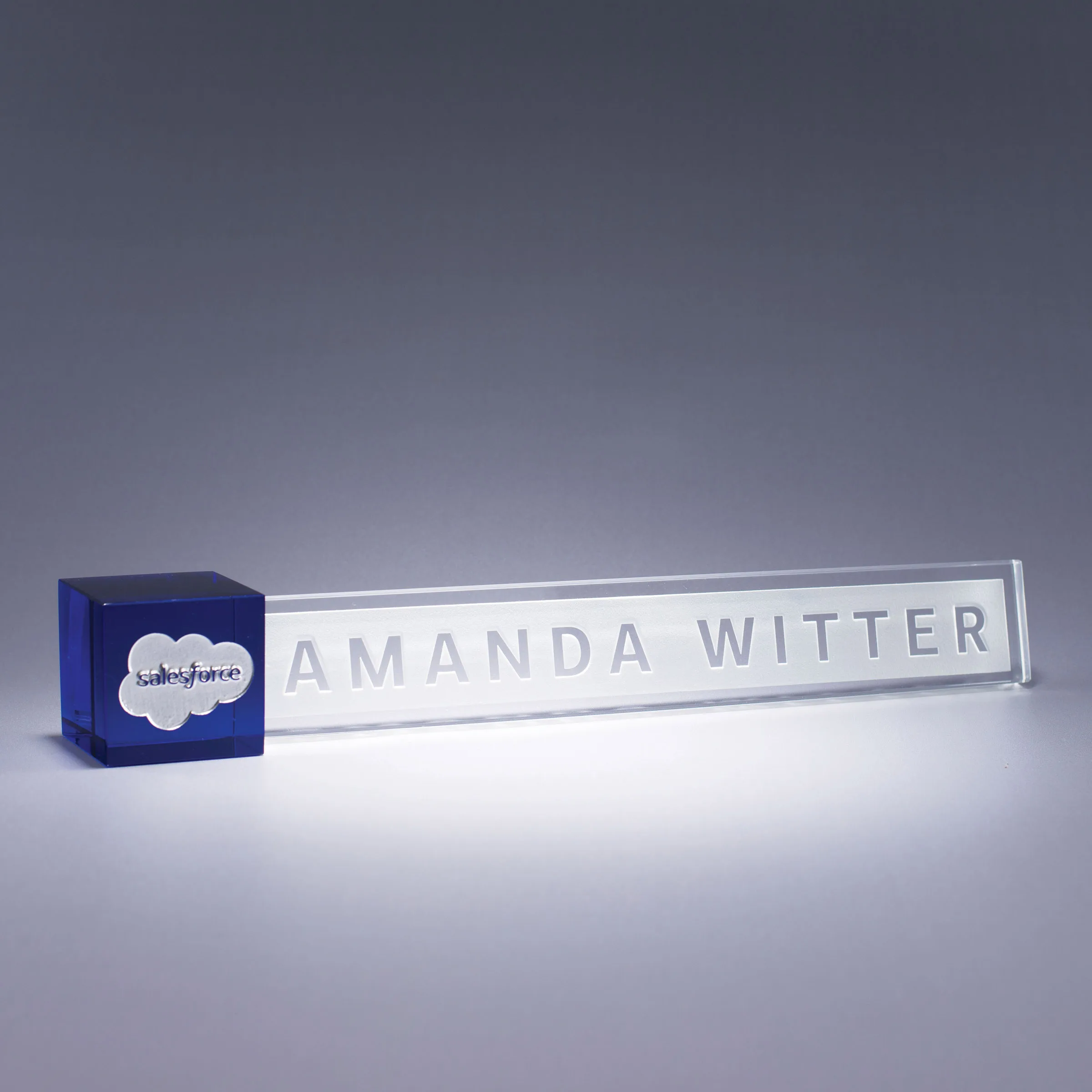 216B-Accent Nameplate Blue