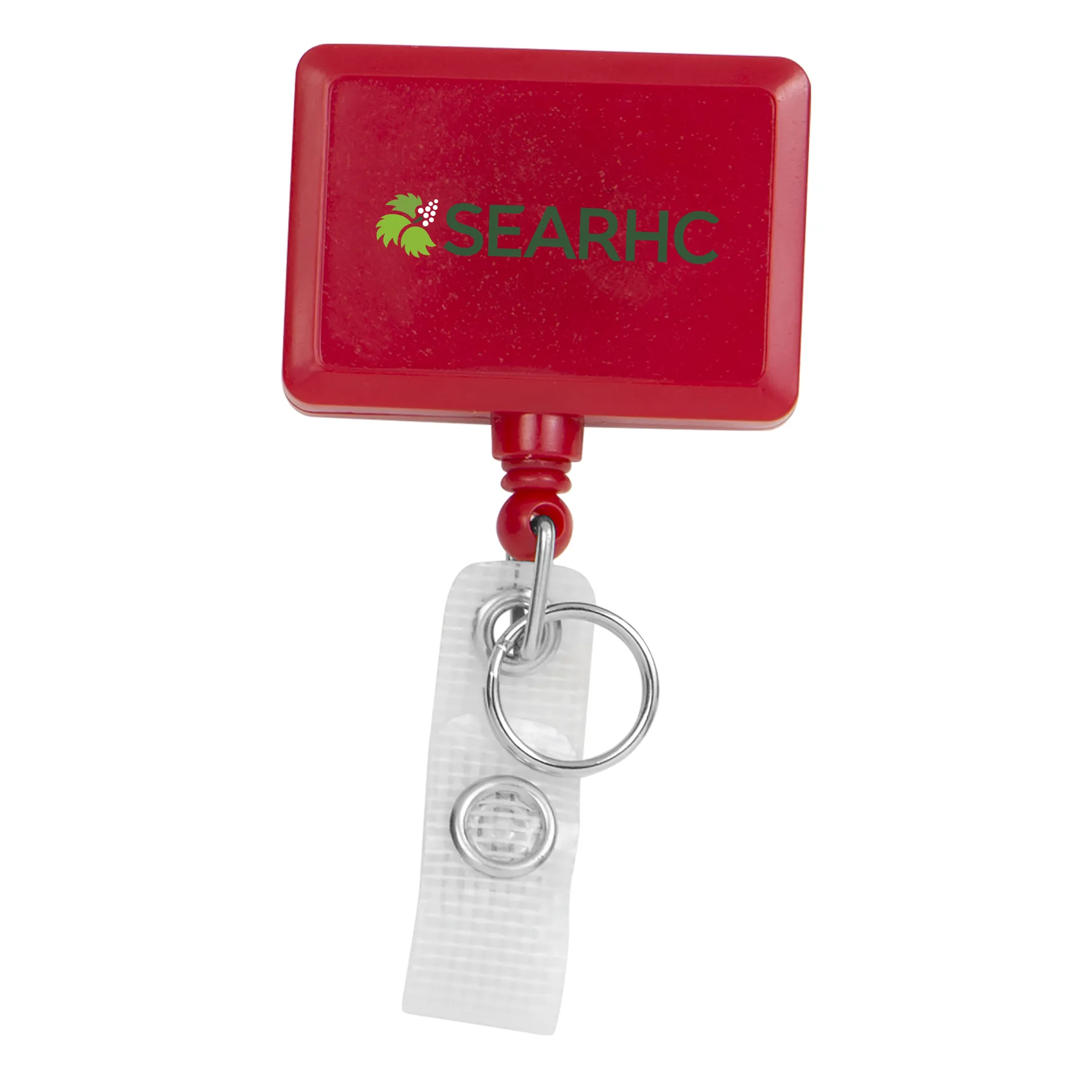 Hemp Jumbo Rectangle Retractable Badge Reel view 7